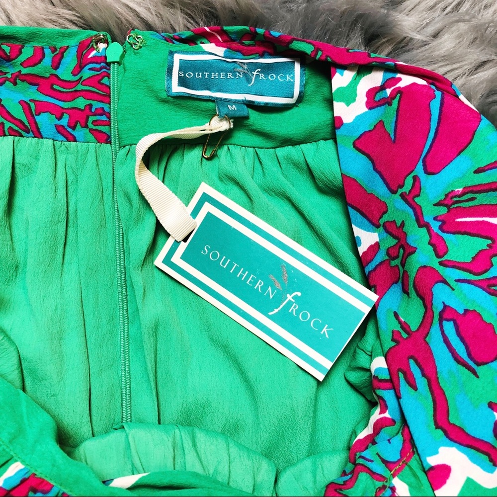 Final price Southern Frock Floral Halter Dress - Picture 5 of 8